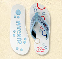 Badeschuhe mit Netz-Riemchen